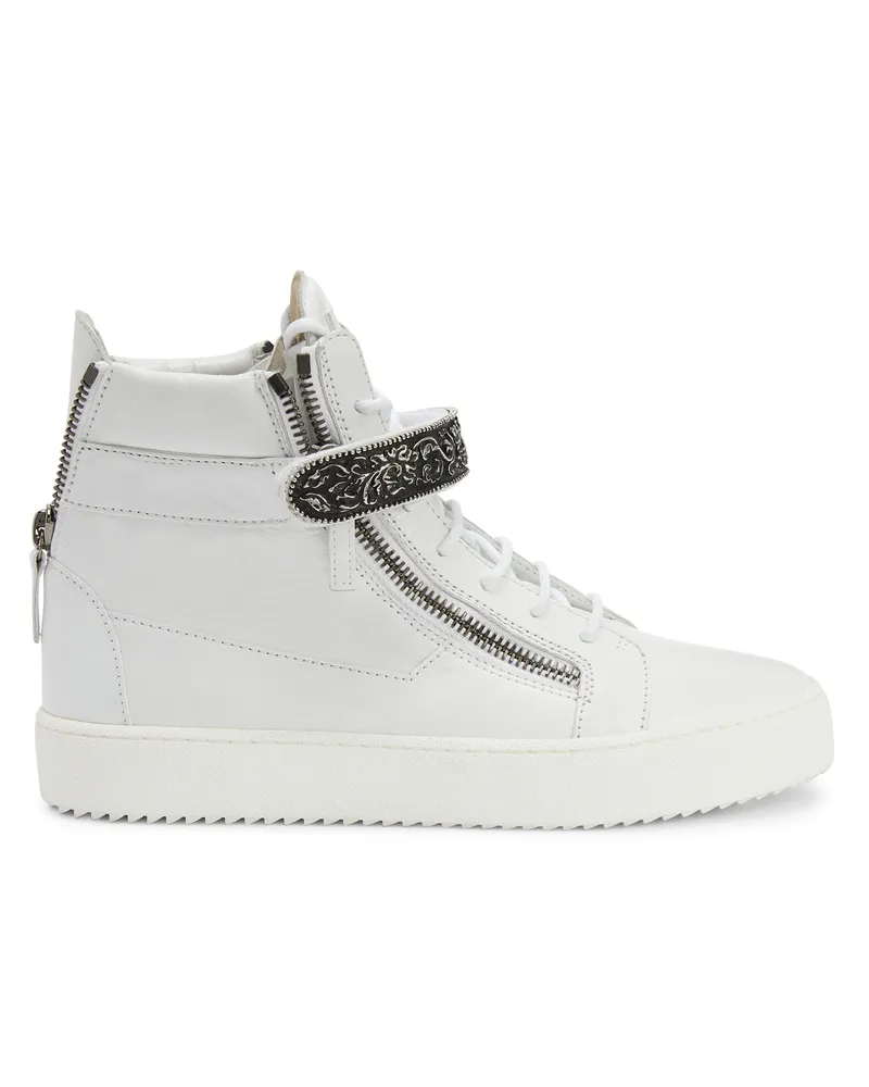 Giuseppe Zanotti COBY DELUXE Mid Top Sneakers Weiss