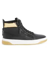 Giuseppe Zanotti GZ94 Mid Top Sneakers Schwarz