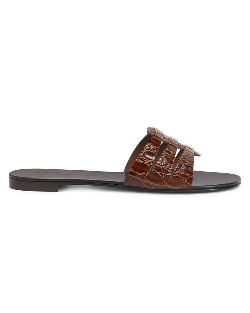 Giuseppe Zanotti ADHELINE Flache Schuhe Braun