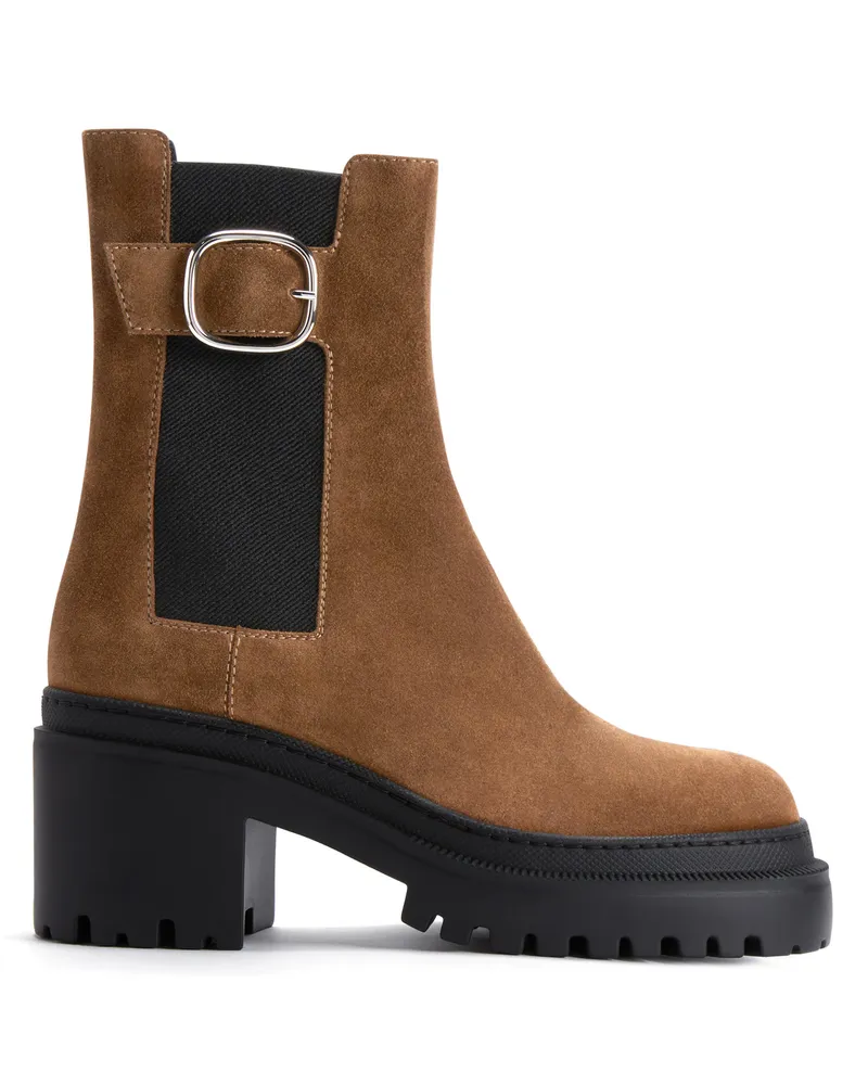 Giuseppe Zanotti MAIRI BUCKLE Stiefel Braun