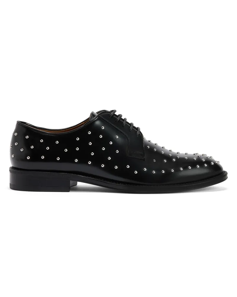 Giuseppe Zanotti METAL DOTS Schnürschuhe Schwarz