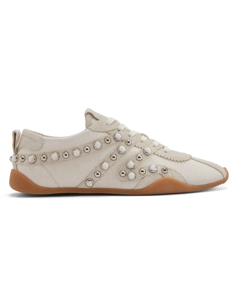 Giuseppe Zanotti GZ TOP STUDS Low-top sneakers Beige