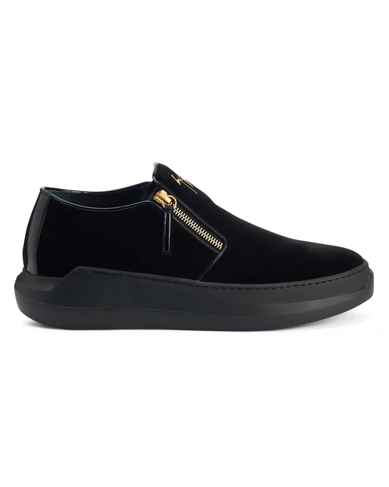 Giuseppe Zanotti CONLEY ZIP Slip-on Schwarz