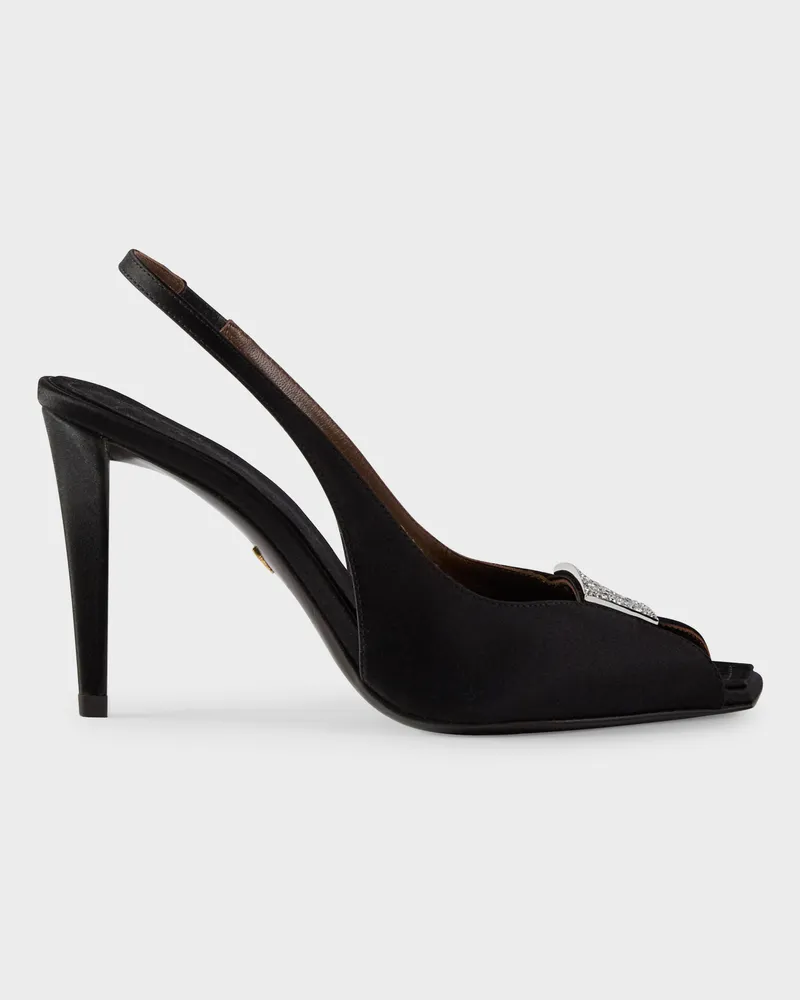 Giuseppe Zanotti LA NUIT SLINGBACK 90 Sandalen Schwarz
