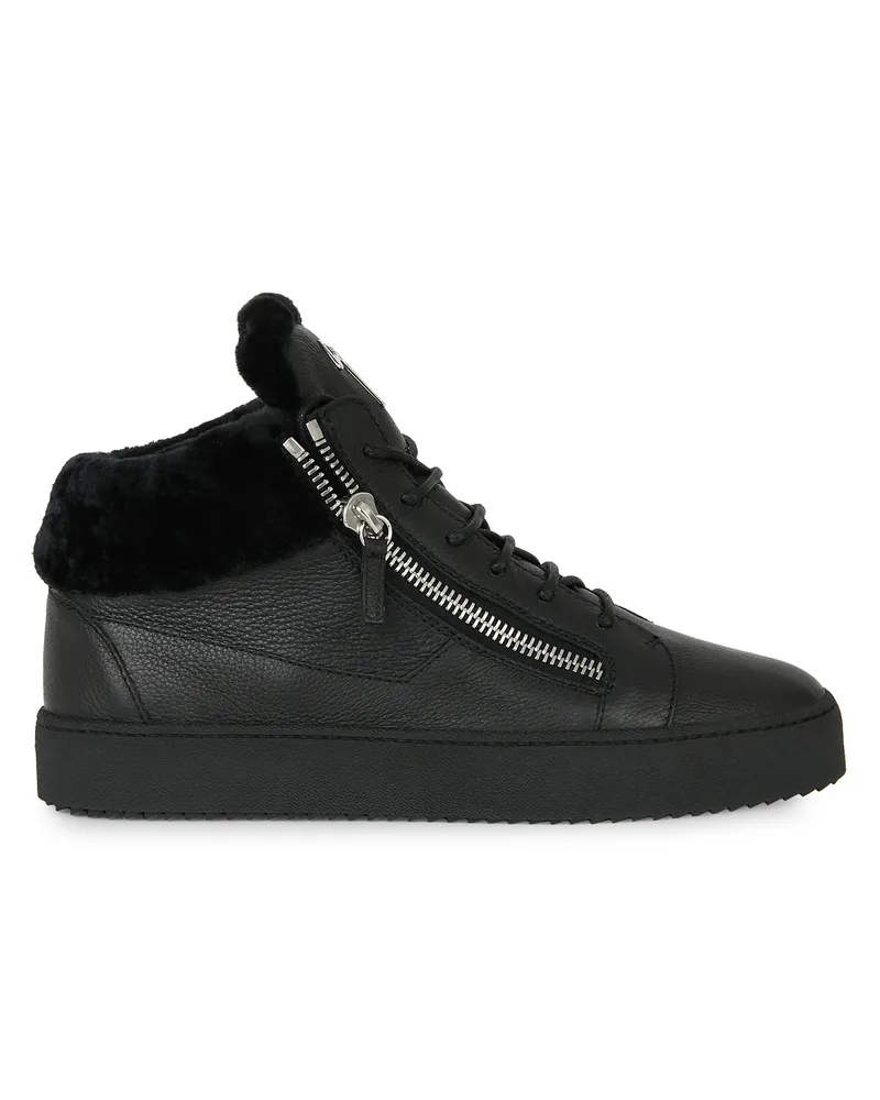 Giuseppe Zanotti KRISS WINTER Mid Top Sneakers Schwarz
