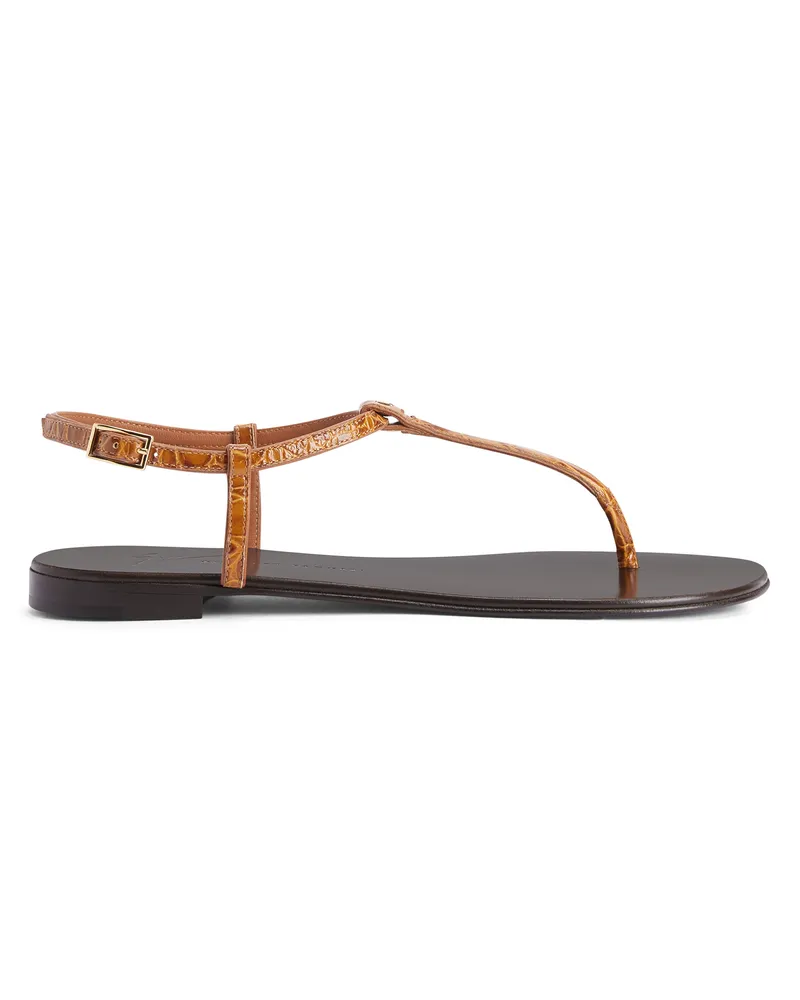 Giuseppe Zanotti DORIAANE Flache Schuhe Braun