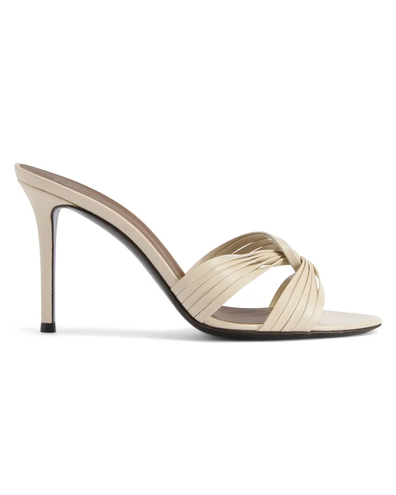 Giuseppe Zanotti FARA MULE 90 Sandalen Ivory