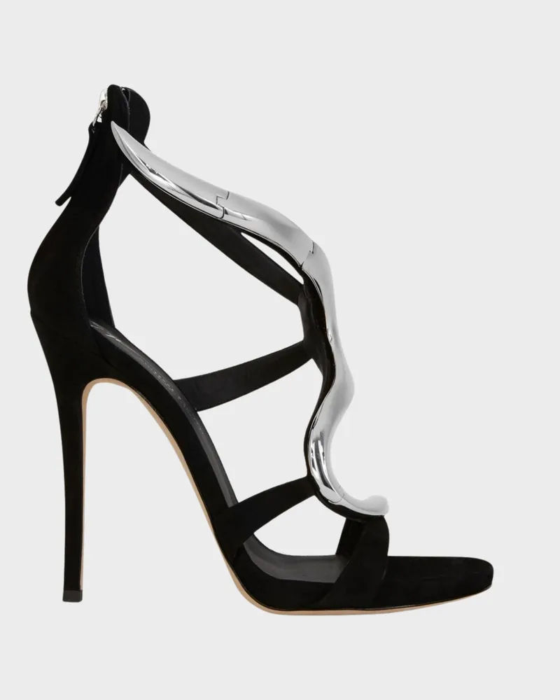 Giuseppe Zanotti VENERE Sandalen Schwarz