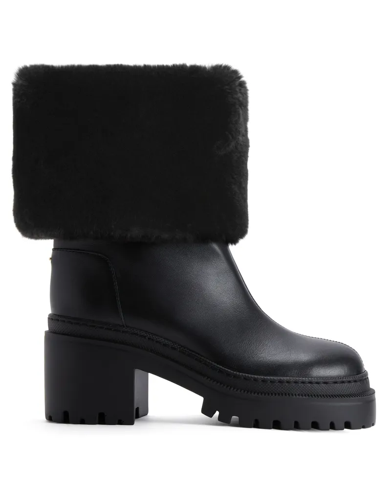 Giuseppe Zanotti MAIRI FUR Stiefel Schwarz