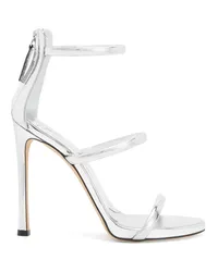 Giuseppe Zanotti HARMONY Sandalen Silberfarben