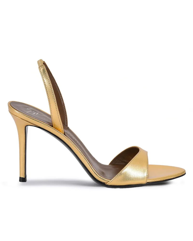 Giuseppe Zanotti LILIBETH 90 Sandalen Goldfarben