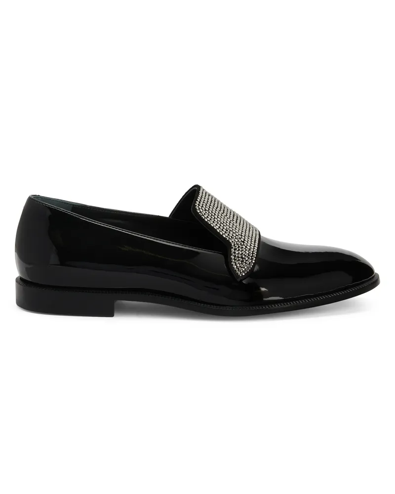 Giuseppe Zanotti EFLAMM CRYSTAL Loafer Schwarz