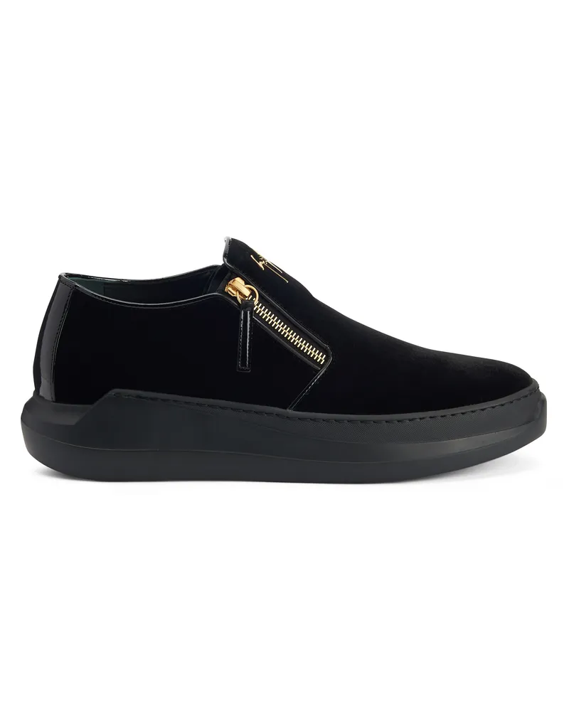 Giuseppe Zanotti CONLEY ZIP Slip-on Schwarz