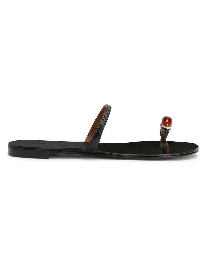Giuseppe Zanotti ACATES RING Flache Schuhe Schwarz