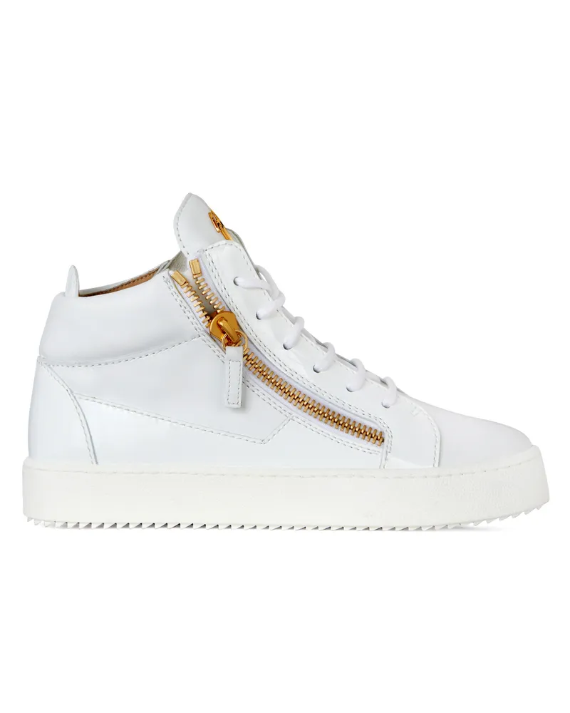Giuseppe Zanotti KRISS Mid Top Sneakers Weiss