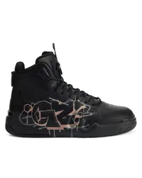 Giuseppe Zanotti TALON Mid Top Sneakers Schwarz