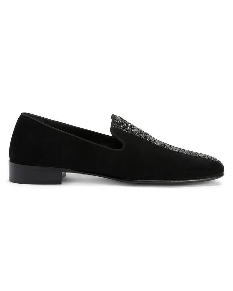 Giuseppe Zanotti TUXEDO DIAMOND Loafer Schwarz