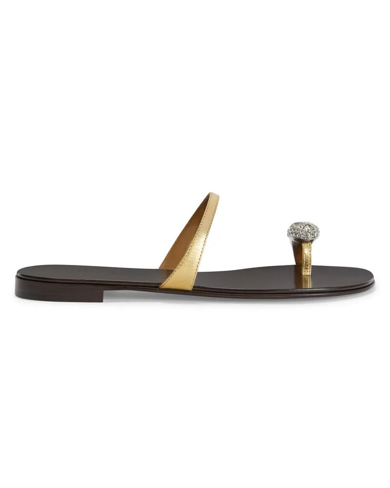 Giuseppe Zanotti ICON RING Flache Schuhe Goldfarben