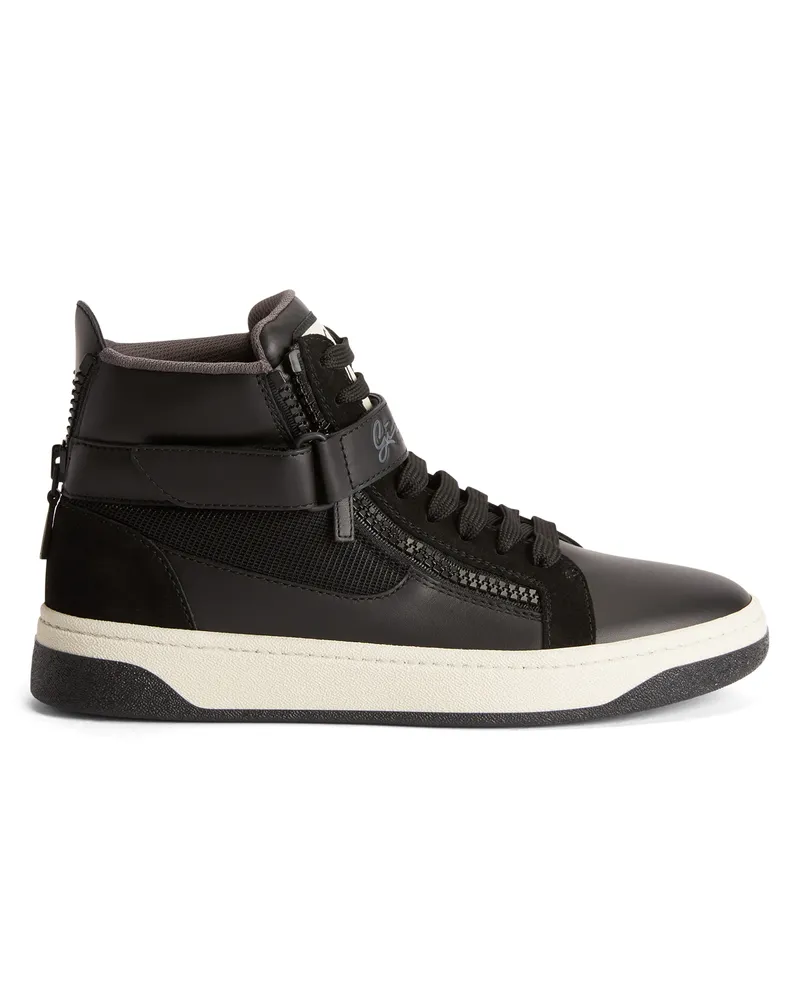 Giuseppe Zanotti GZ94 Mid Top Sneakers Schwarz