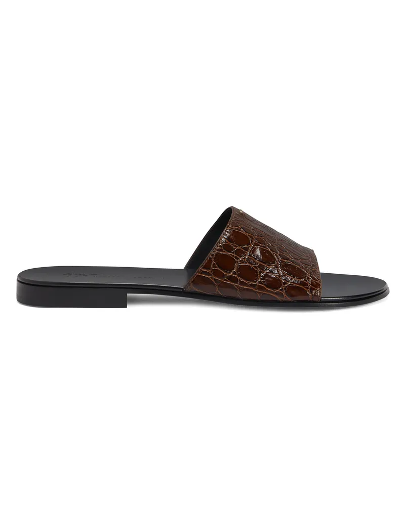Giuseppe Zanotti ADRIEN Flache Schuhe Braun