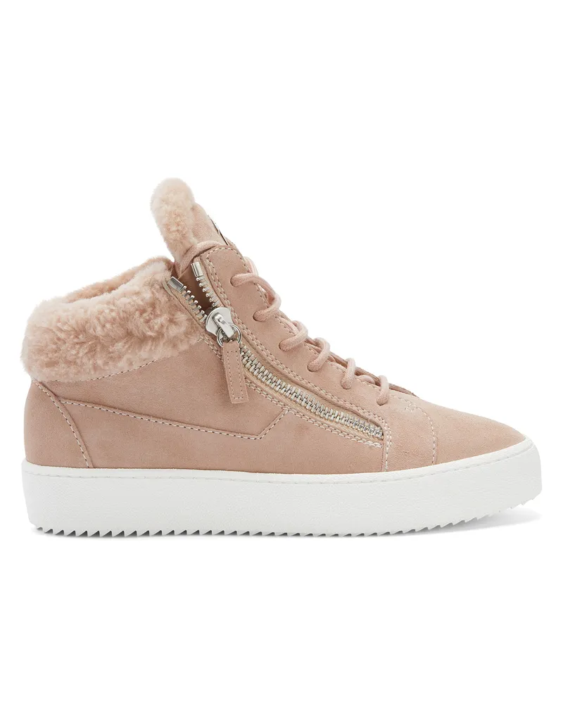 Giuseppe Zanotti KRISS WINTER Mid Top Sneakers Pink