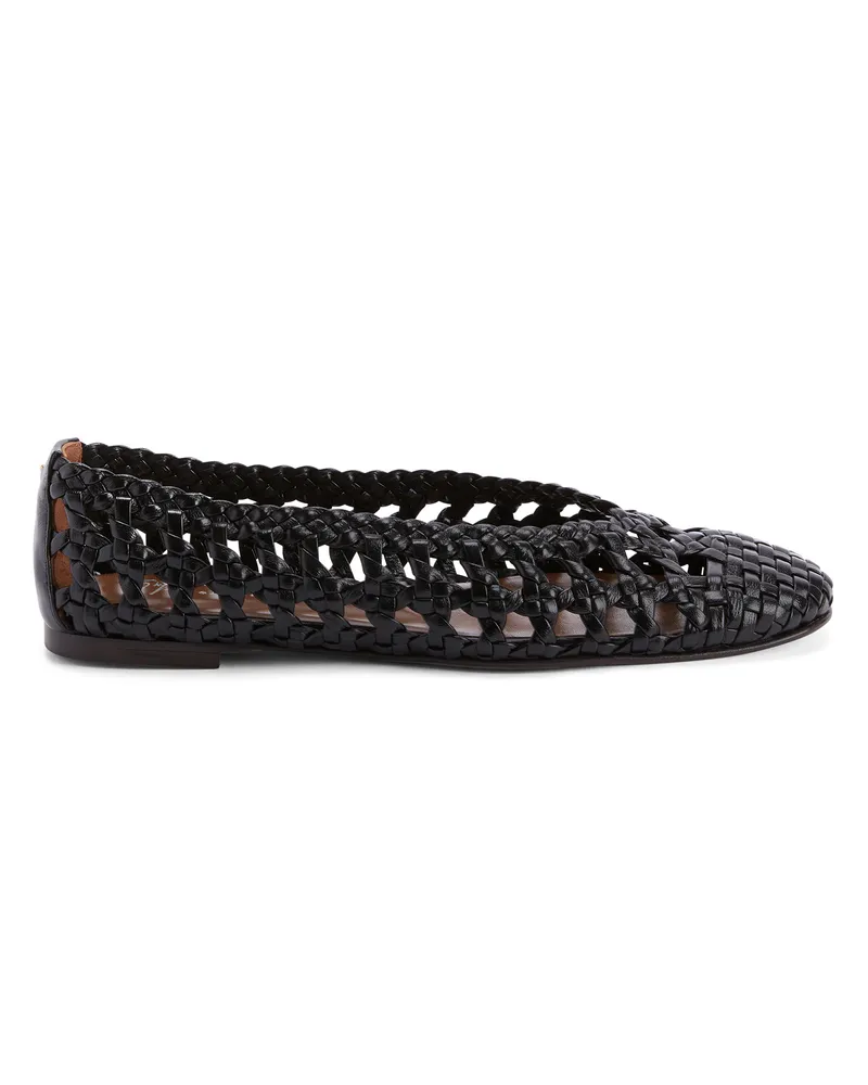 Giuseppe Zanotti GEORGIA CAGE Flache Schuhe Schwarz