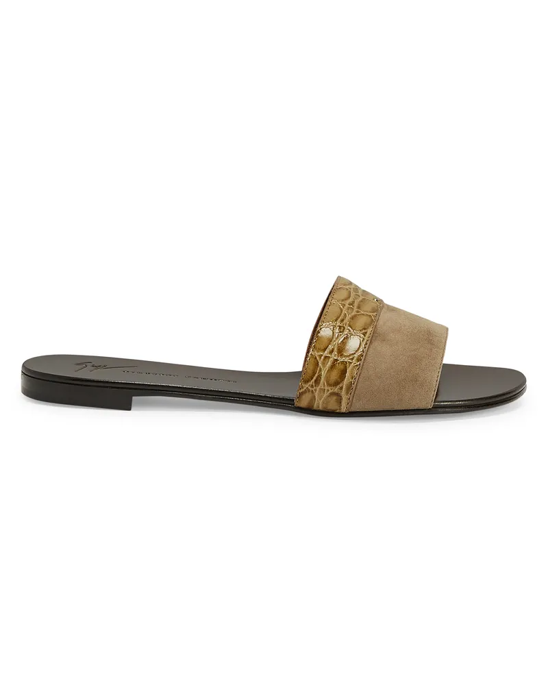 Giuseppe Zanotti ROOSE Flache Schuhe Grau