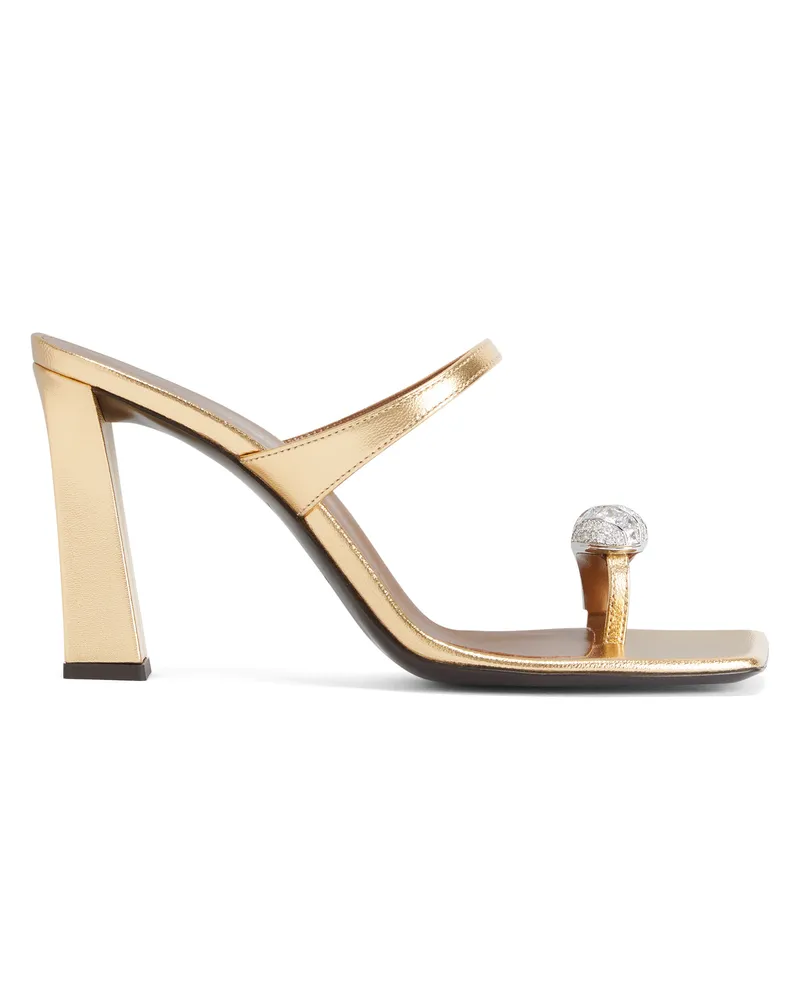 Giuseppe Zanotti ICON RING 90 Sandalen Goldfarben