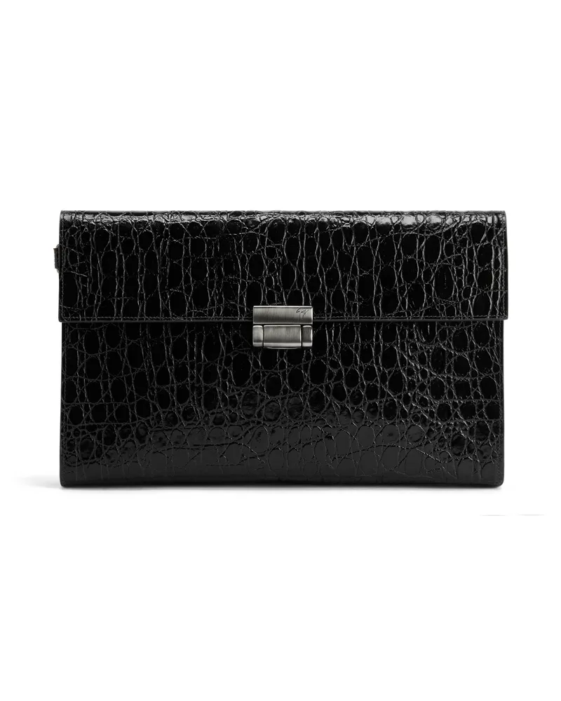 Giuseppe Zanotti YANNIS Brieftasche Schwarz