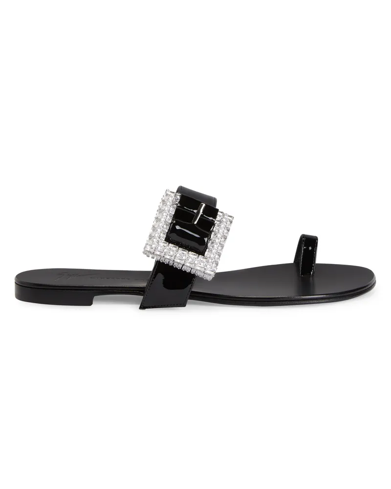 Giuseppe Zanotti MISS BUCKLE Flache Schuhe Schwarz