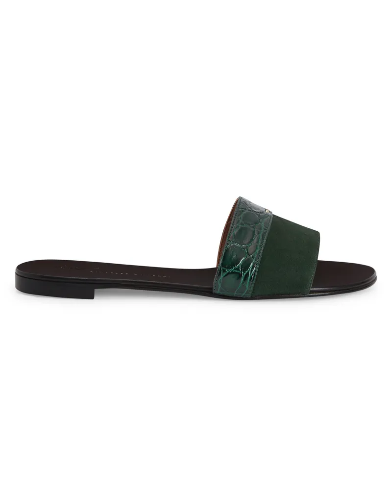 Giuseppe Zanotti ROOSE Flache Schuhe Grün