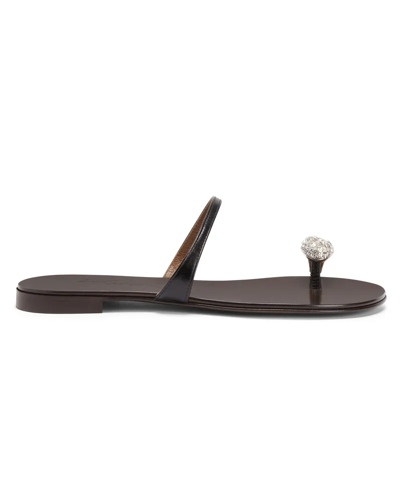 Giuseppe Zanotti ICON RING Flache Schuhe Schwarz