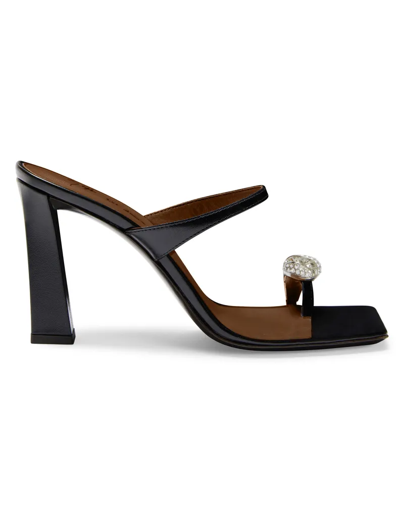 Giuseppe Zanotti ICON RING 90 Sandalen Schwarz