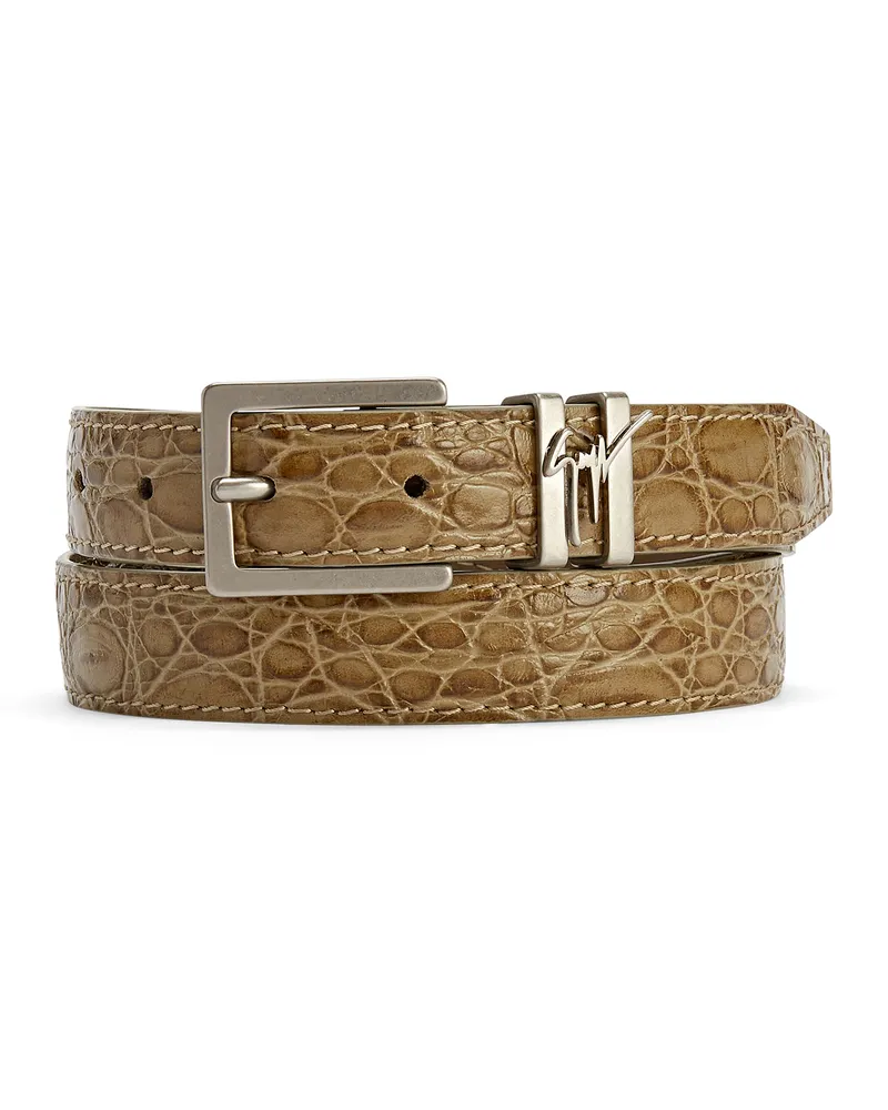 Giuseppe Zanotti TEODORE Gürtel Beige