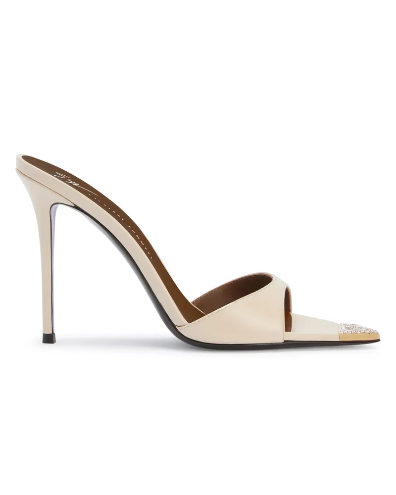 Giuseppe Zanotti INTRIIGO JEWELRY MULE  105 Sandalen Ivory
