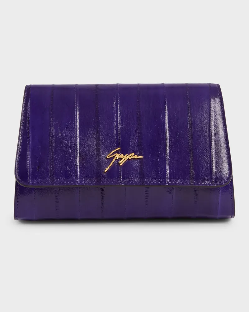 Giuseppe Zanotti CLEOPATRA MINI Brieftasche Lila