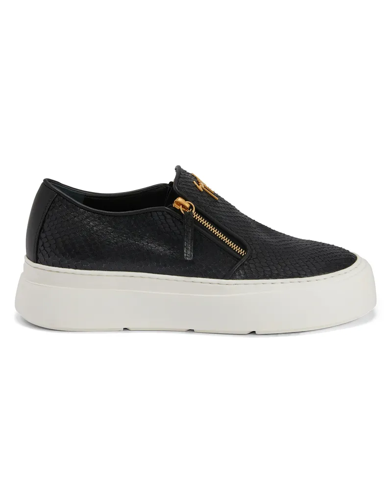 Giuseppe Zanotti GZ MIKE ZIP Slip-on Schwarz