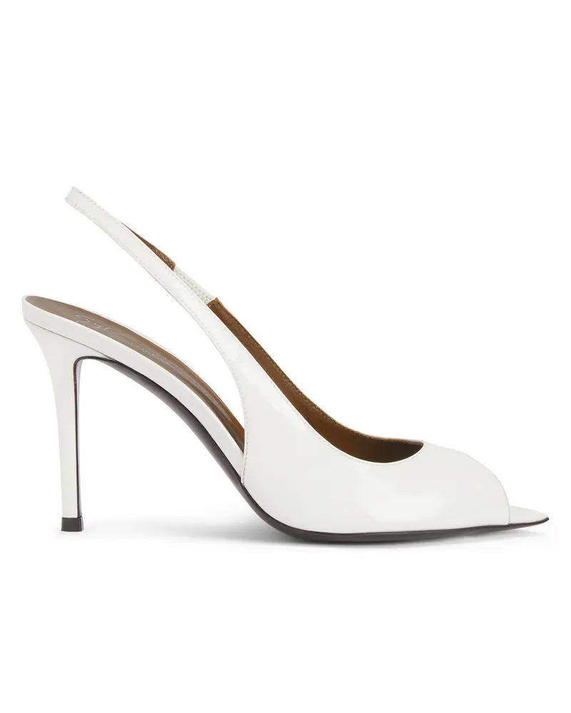 Giuseppe Zanotti INTRIIGO OPEN TOE 90 Pumps Weiss