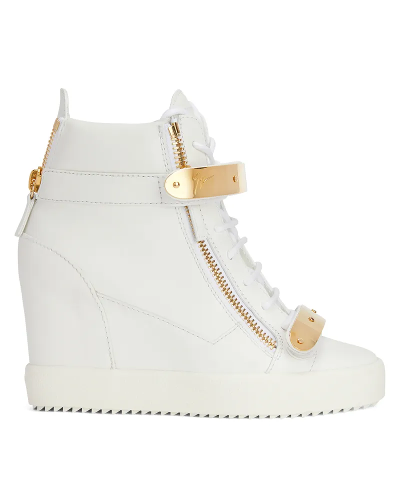 Giuseppe Zanotti COBY WEDGE Keilabsatz Weiss