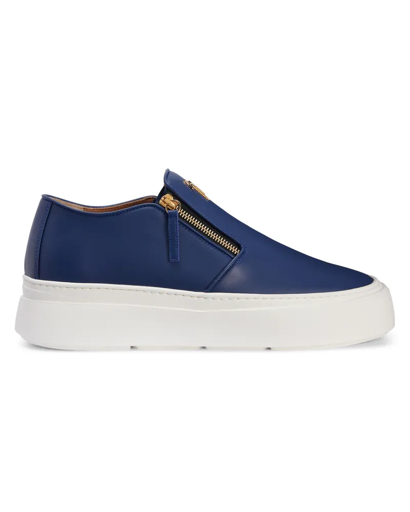 Giuseppe Zanotti GZ MIKE ZIP Loafer Blau