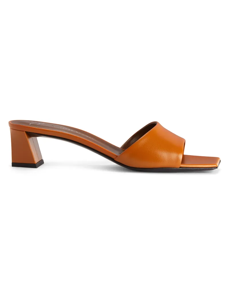 Giuseppe Zanotti TALIA MULE 45 Sandalen Orangefarben