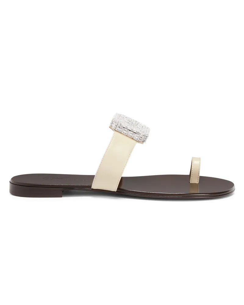 Giuseppe Zanotti BLAHIR FLAT Flache Schuhe Beige