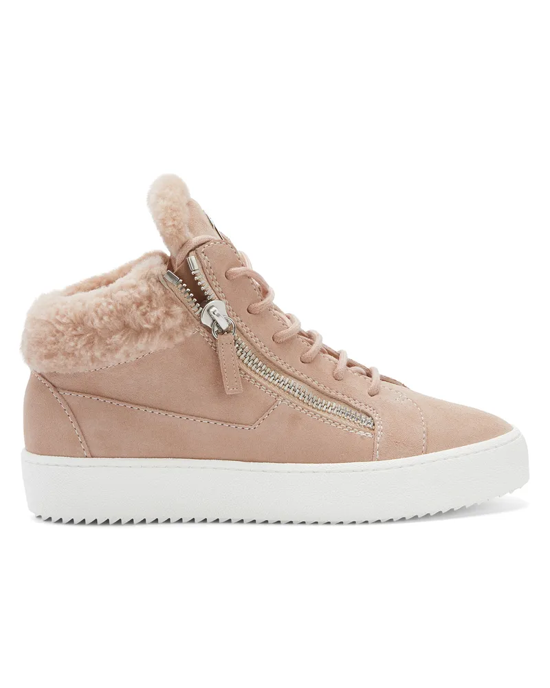 Giuseppe Zanotti KRISS WINTER Mid Top Sneakers Pink