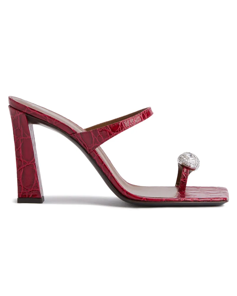 Giuseppe Zanotti ICON RING 90 Sandalen Rot