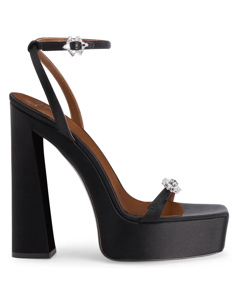 Giuseppe Zanotti HIMARI WEDGE Sandalen Schwarz