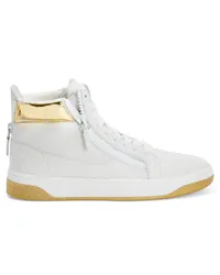 Giuseppe Zanotti GZ94 Mid Top Sneakers Weiss