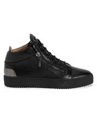 Giuseppe Zanotti KRISS Mid Top Sneakers Schwarz