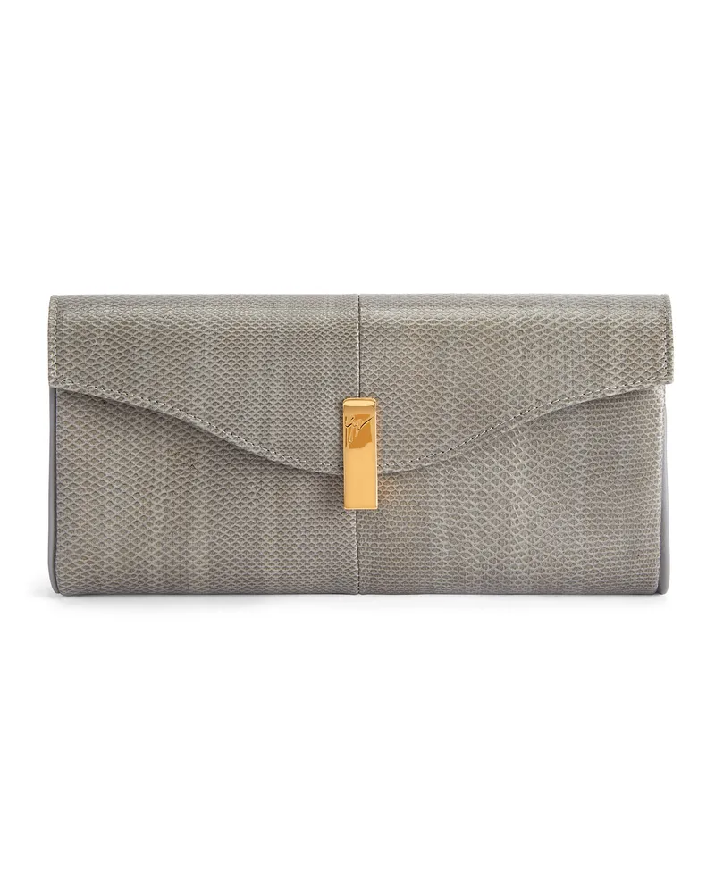 Giuseppe Zanotti FLUTIE Brieftasche Grau