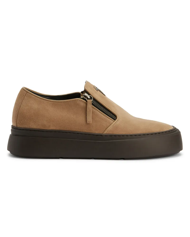 Giuseppe Zanotti GZ MIKE ZIP Loafer Beige