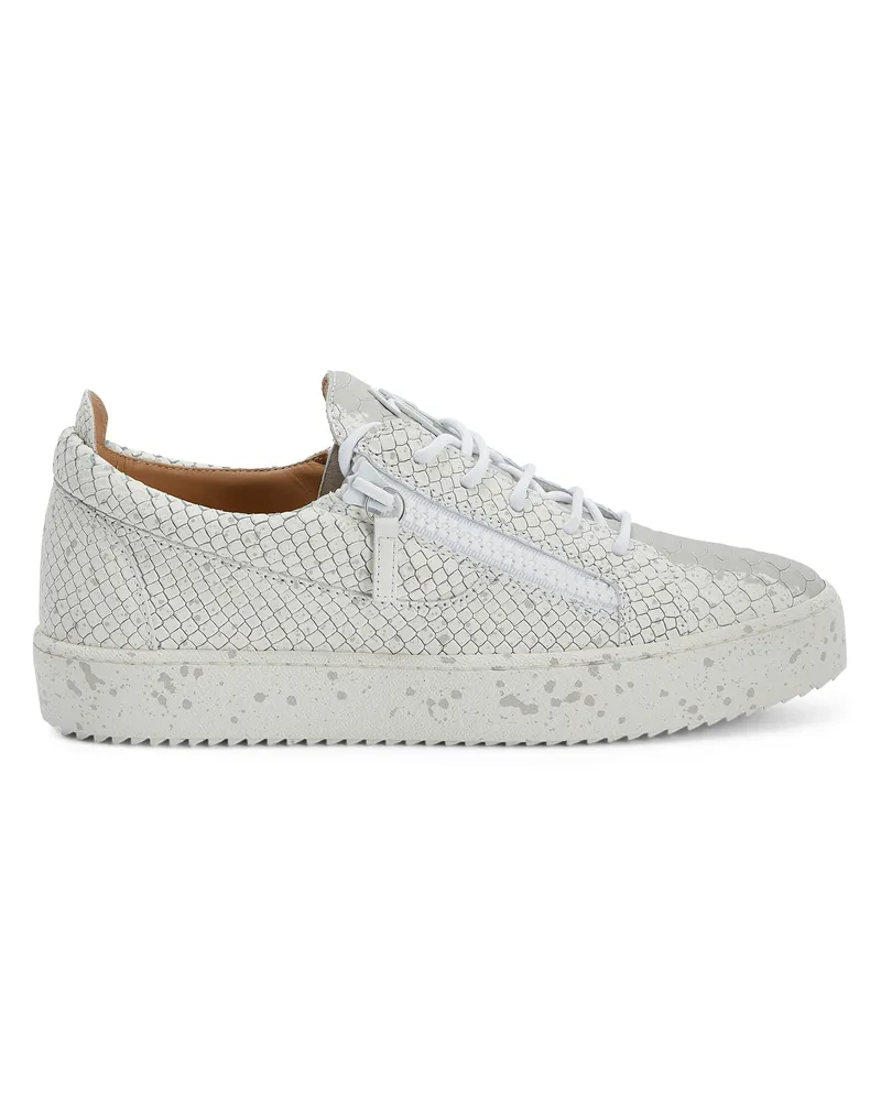 Giuseppe Zanotti FRANKIE Low-top Sneakers Weiss